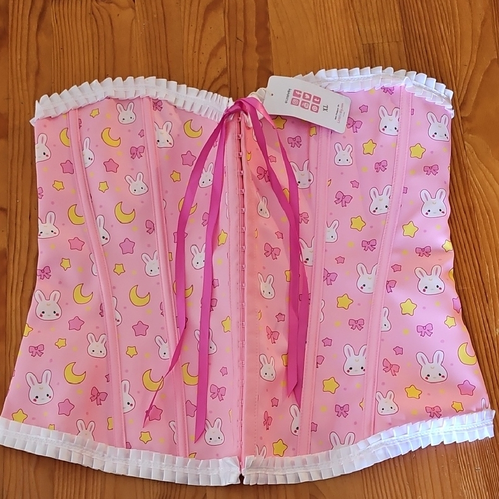 Pink Bunny Little For Big Corset